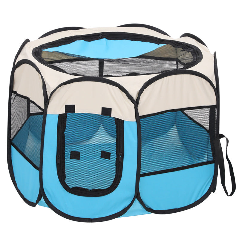 Scratch-Resistant Octagonal Pet Fence Tent