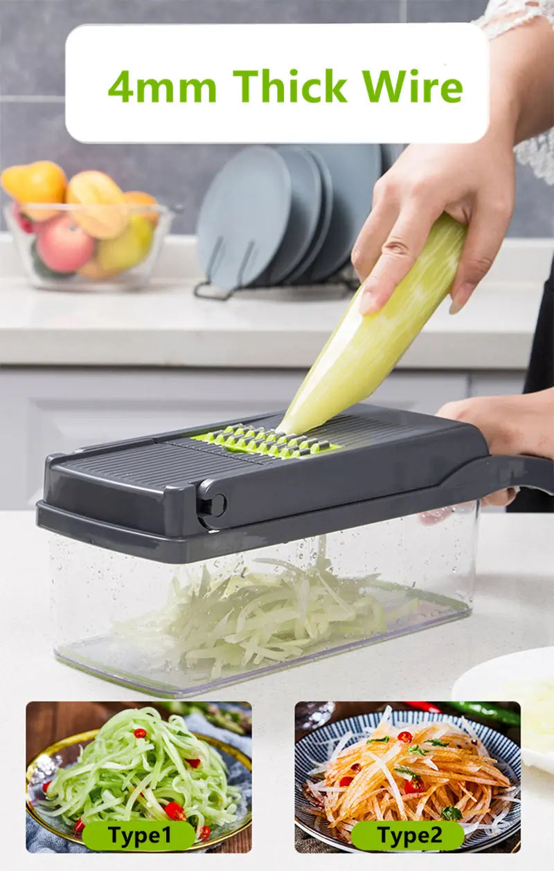 14 In 1 Multifunctional Vegetable Chopper