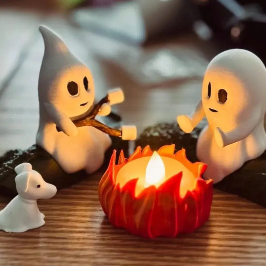 Halloween Ghost Campfire Decor