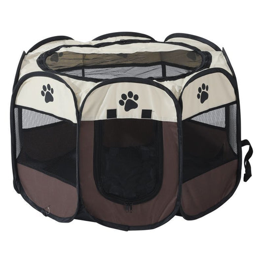 Scratch-Resistant Octagonal Pet Fence Tent