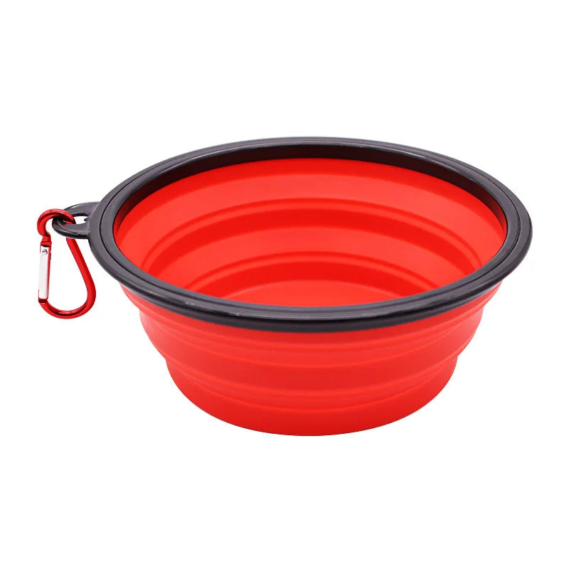 Folding Portable Silicone Dog Bowl