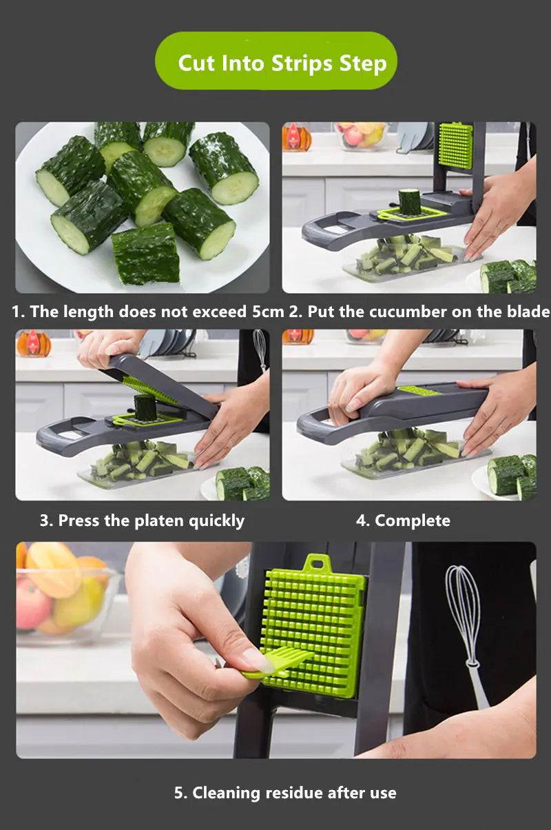 14 In 1 Multifunctional Vegetable Chopper