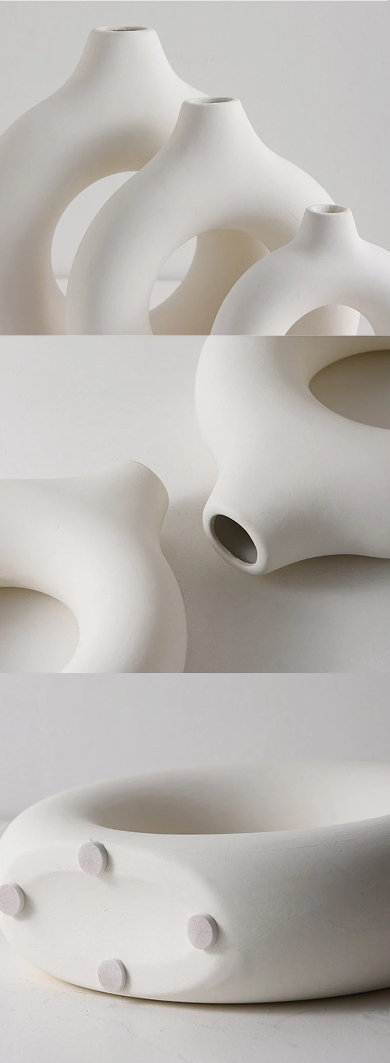 Nordic White Flower Vase