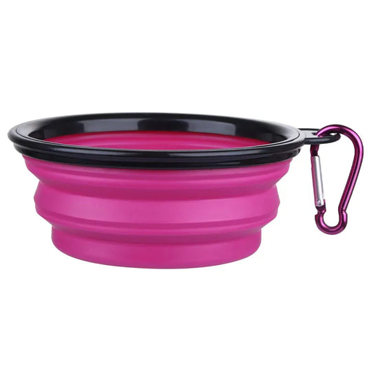 Folding Portable Silicone Dog Bowl