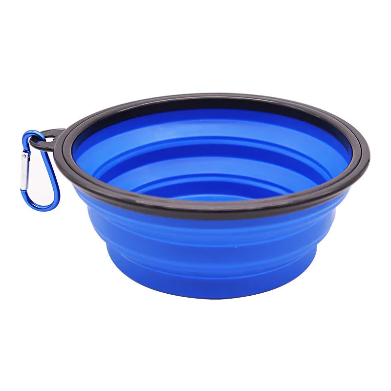 Folding Portable Silicone Dog Bowl