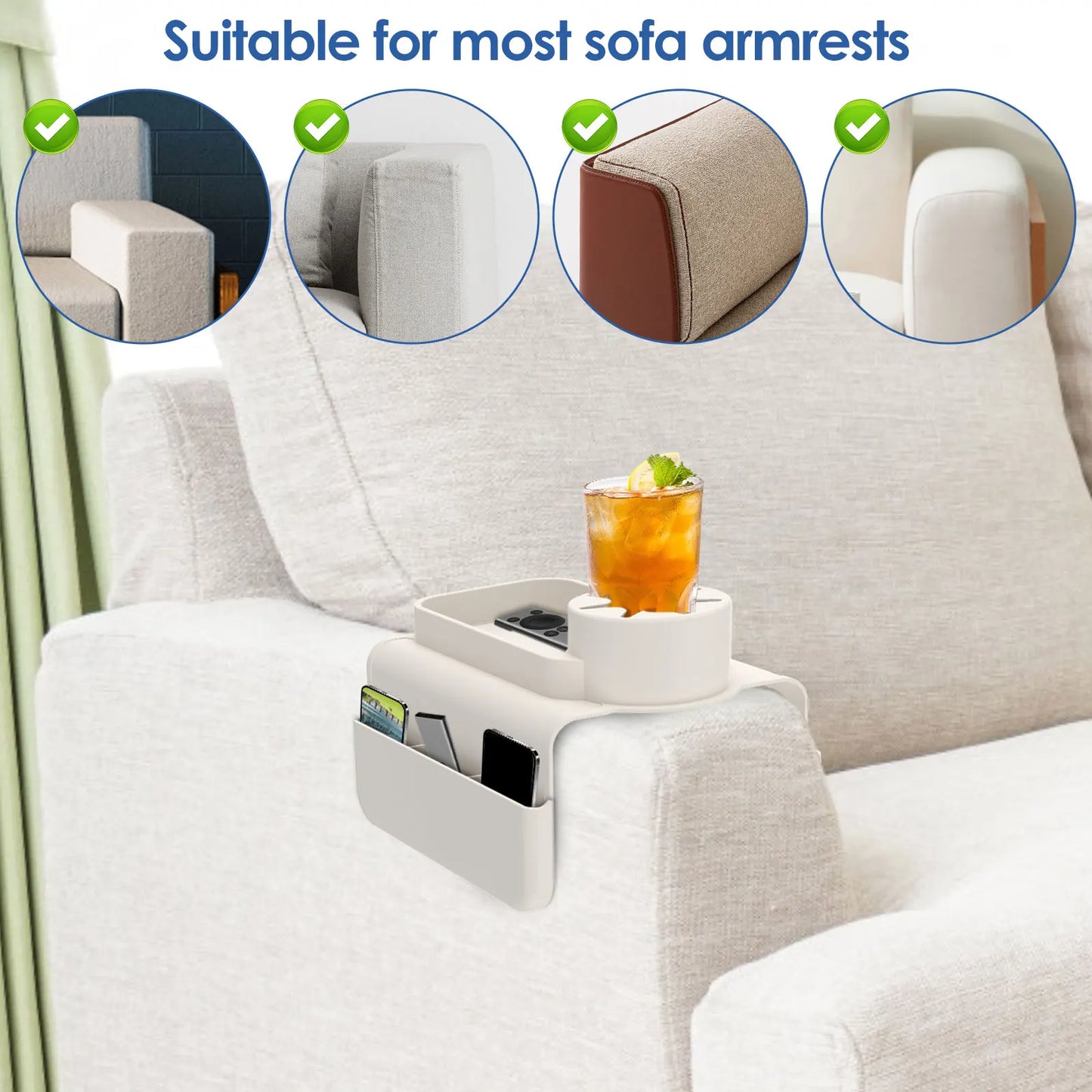 Silicone Sofa Couch Cup Holder