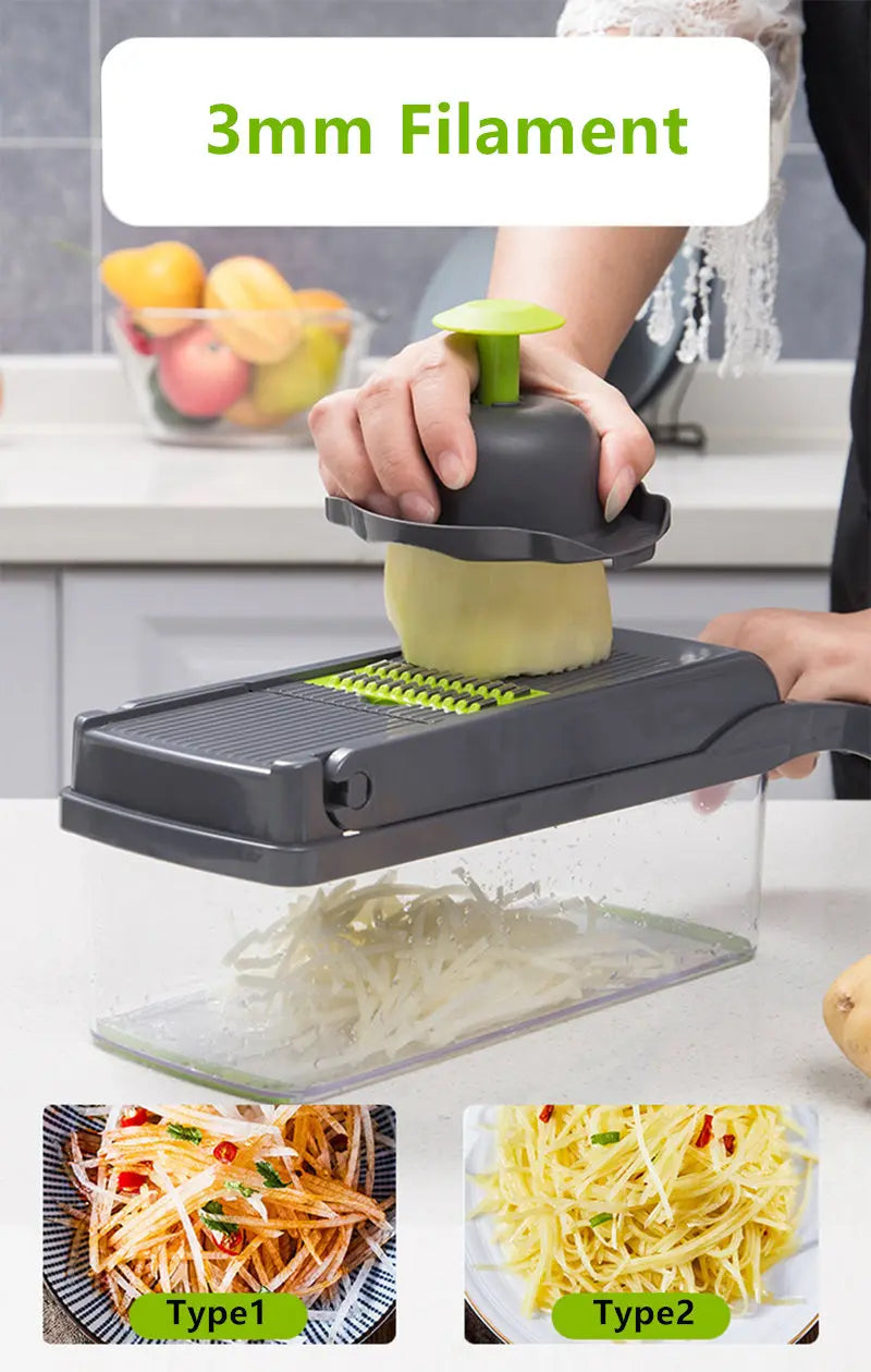 14 In 1 Multifunctional Vegetable Chopper