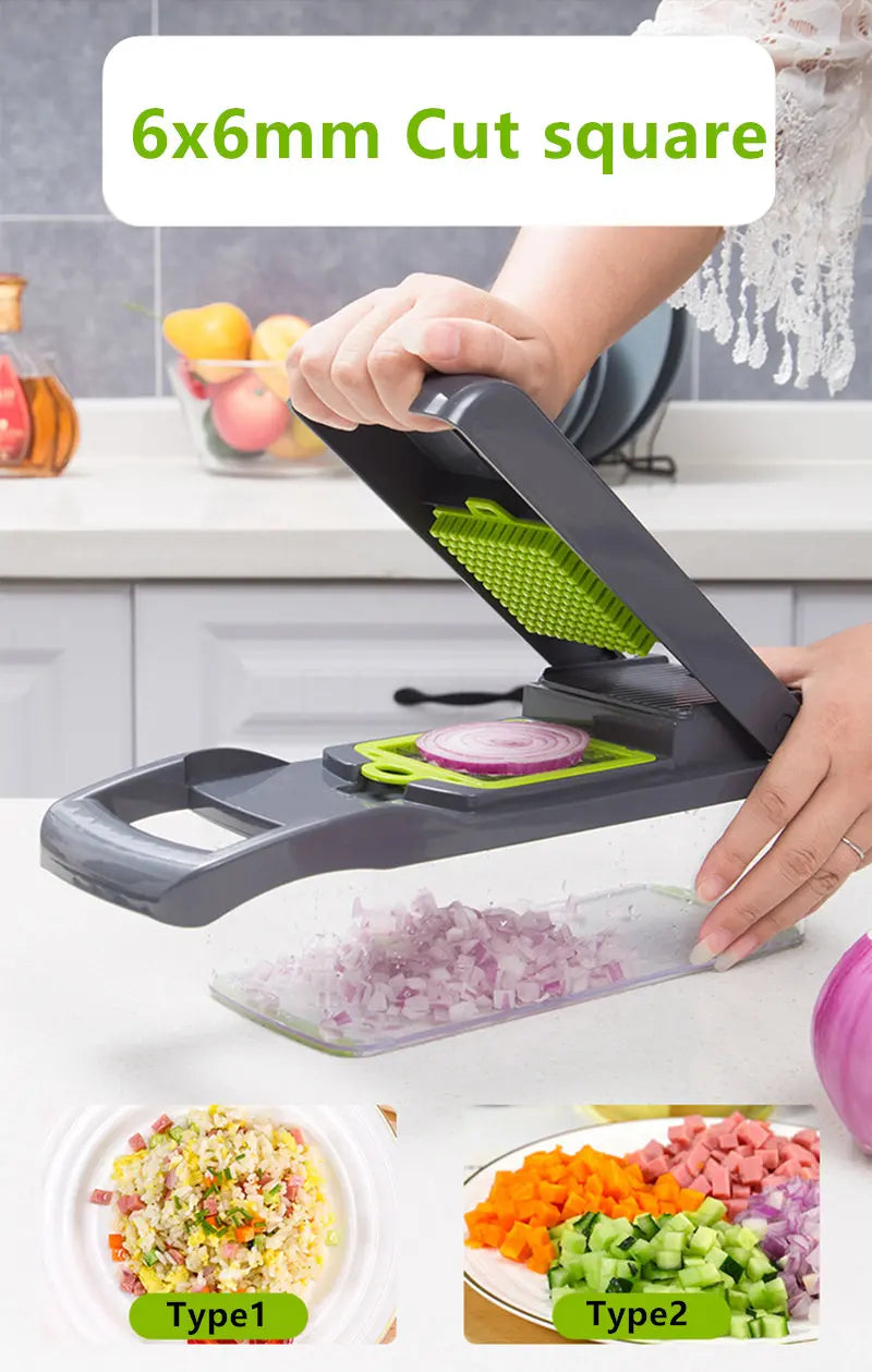 14 In 1 Multifunctional Vegetable Chopper