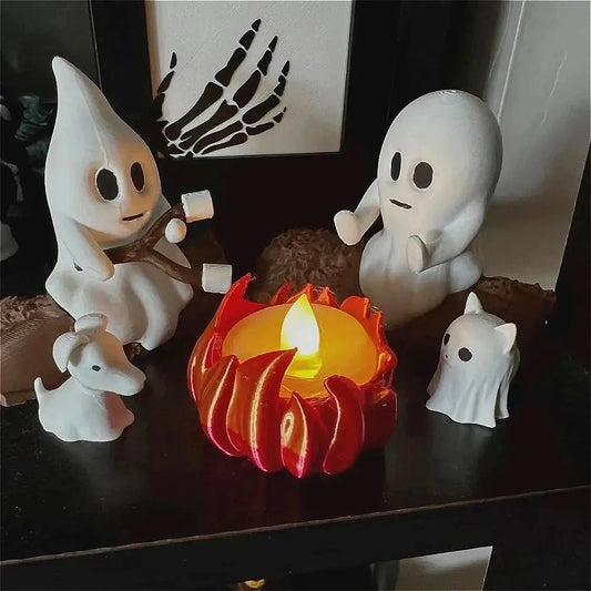 Halloween Ghost Campfire Decor
