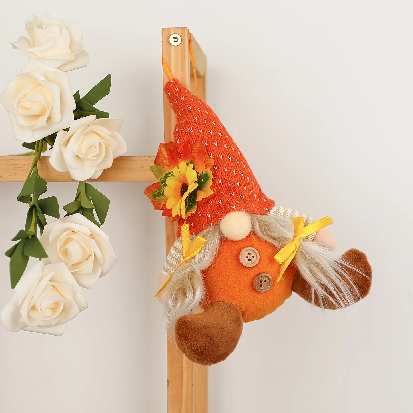 Rustic Autumn Harvest Scarecrow Decor