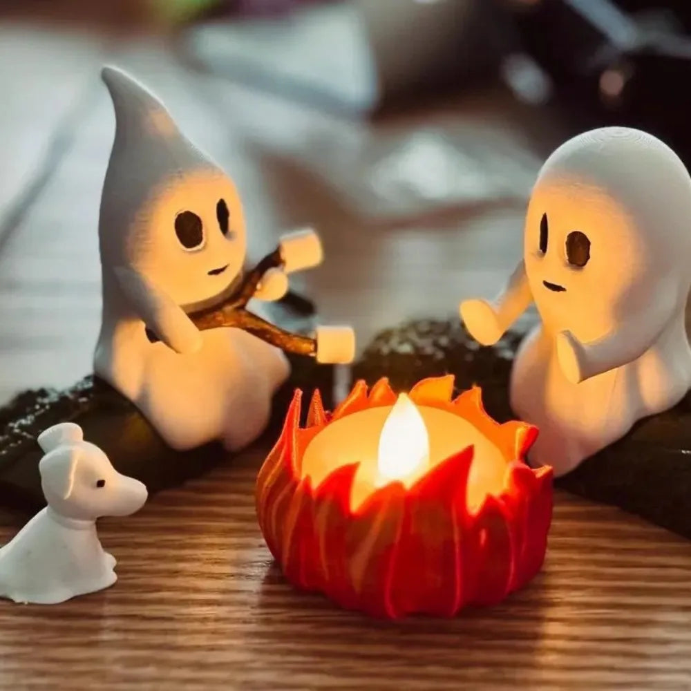 Halloween Ghost Campfire Decor